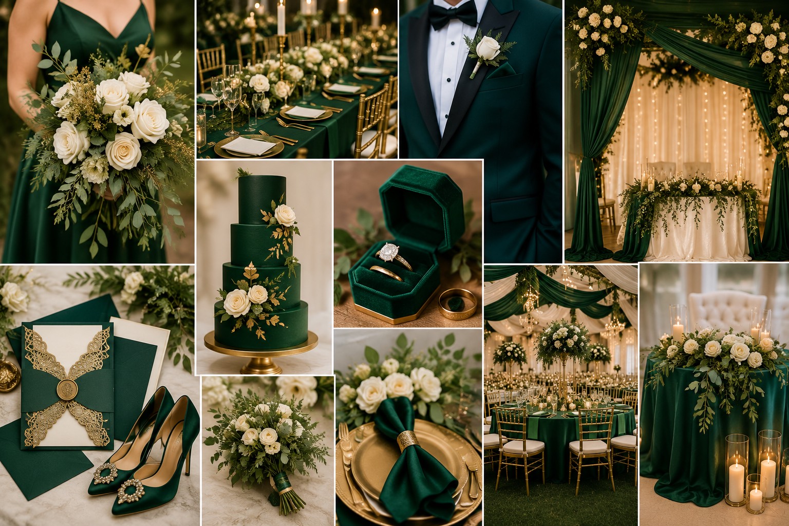 Emerald Green Weddings